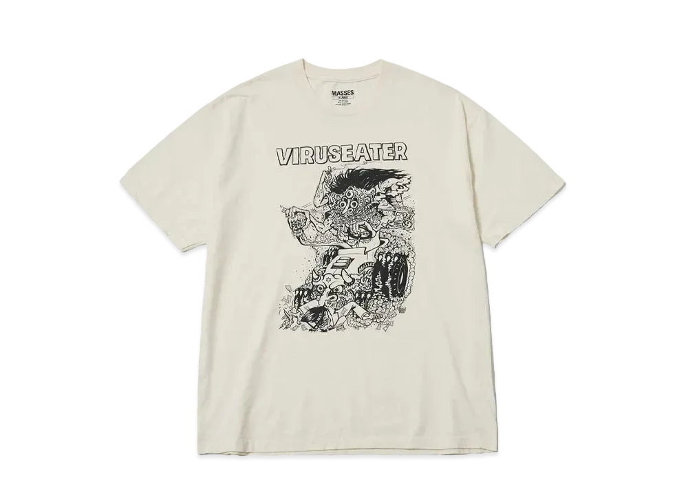 MASSES T-SHIRT VIRUSEATER "CREAM"