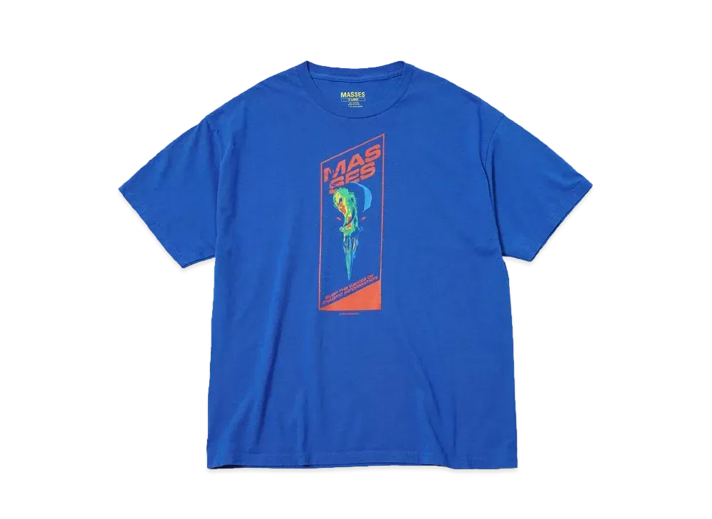 MASSES T-SHIRT THERMAL VISION "ROYAL BLUE"