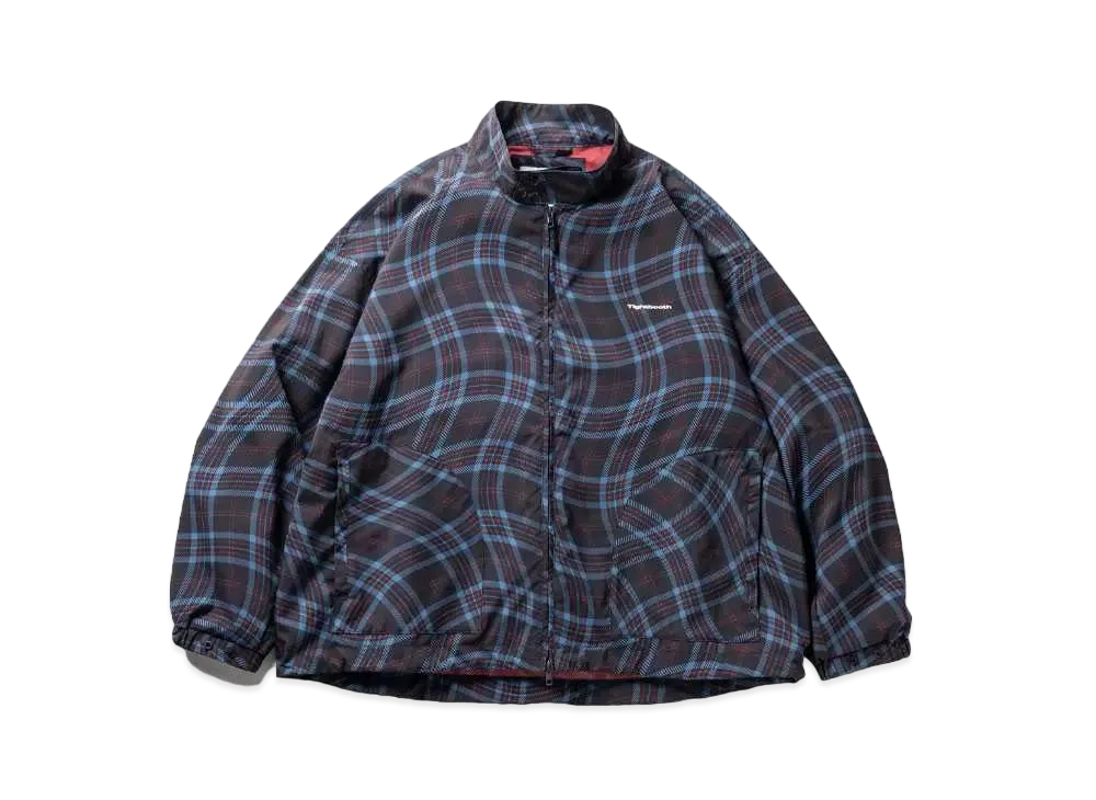TIGHTBOOTH Wave Plaid Jacket "Navy"