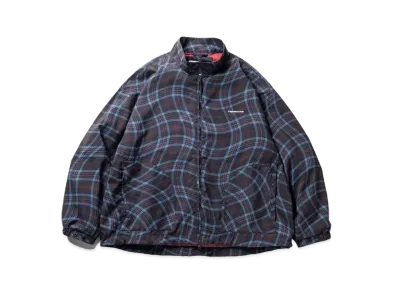 TIGHTBOOTH Wave Plaid Jacket "Navy"