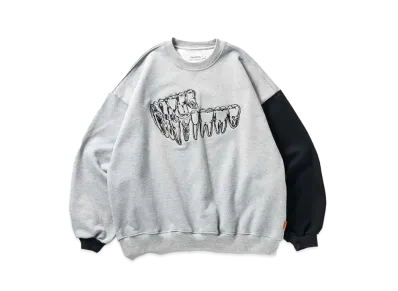 TIGHTBOOTH Implant Crew Sweat "Gray"