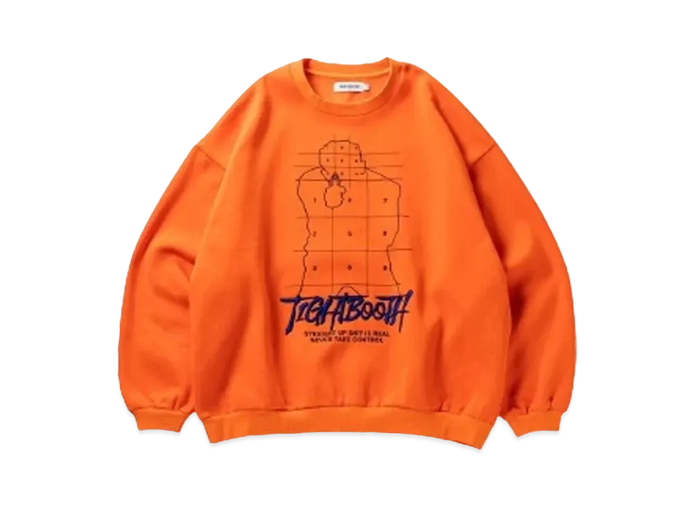 TIGHTBOOTH Revenge Man Crew Sweat "Orange"