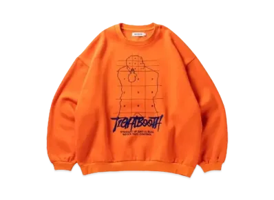 TIGHTBOOTH Revenge Man Crew Sweat "Orange"