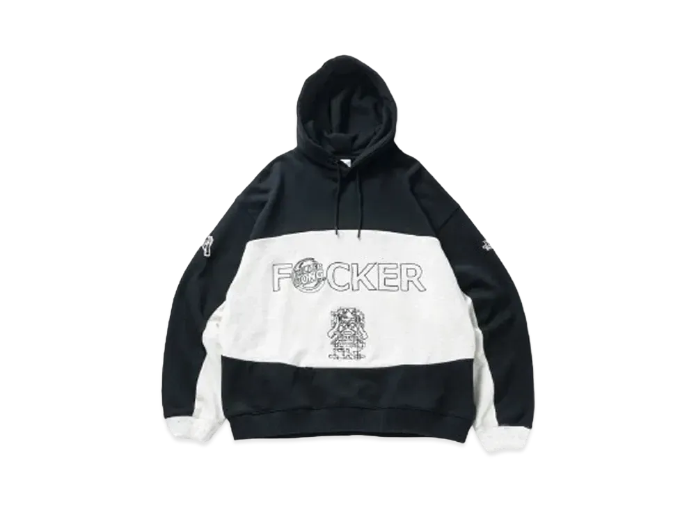 TIGHTBOOTH Fucker Hoodie "BlackxAsh"