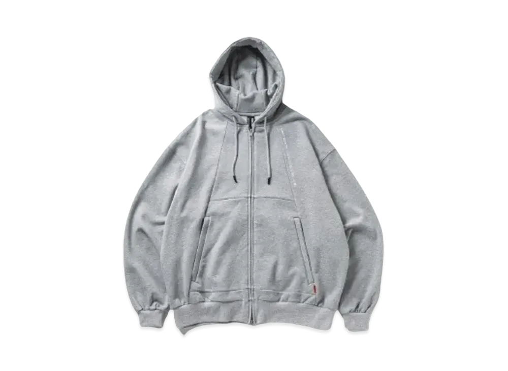 TIGHTBOOTH Pyramid Zip Hoodie "Gray"