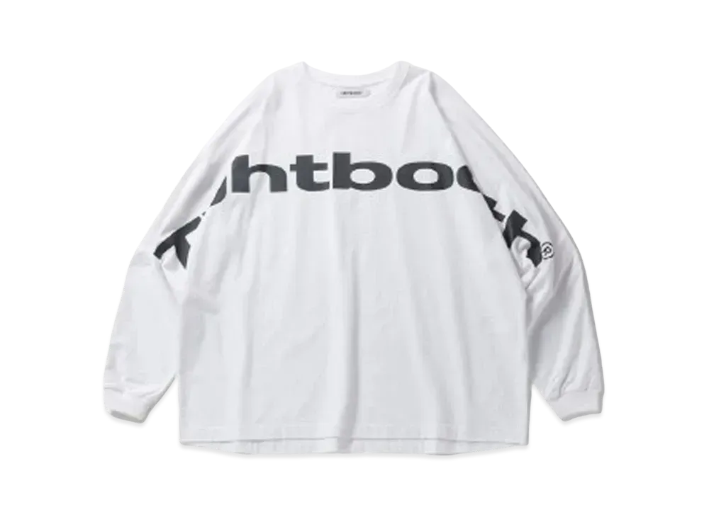 TIGHTBOOTH Big Logo Long Sleeve T-shirt "White"