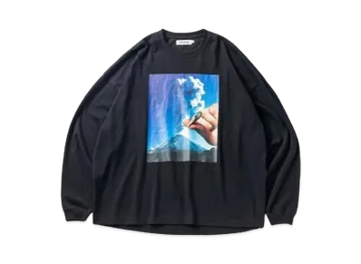 TIGHTBOOTH Volcano Long Sleeve T-shirt "Black"