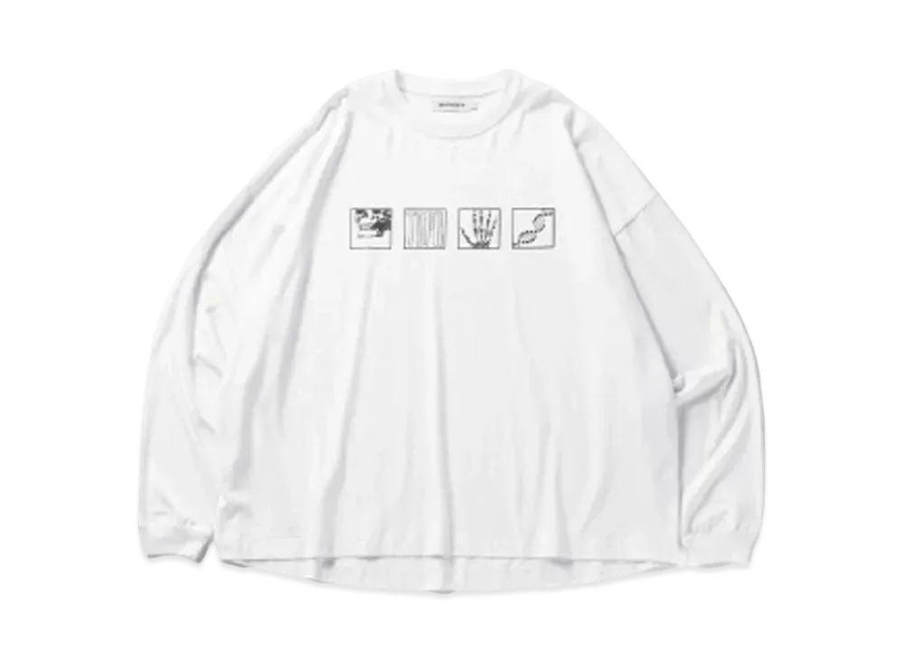 TIGHTBOOTH Evolution Long Sleeve T-shirt "White"