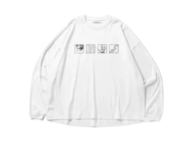TIGHTBOOTH Evolution Long Sleeve T-shirt "White"