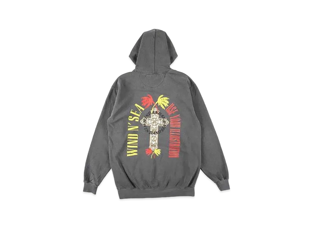 WIND AND SEA Thrash Heritage Sulfer Hoodie "Pepper"