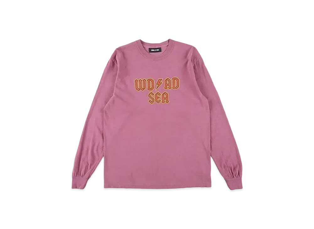 WIND AND SEA Thrash Heritage Wand L/S Tee "Berry"