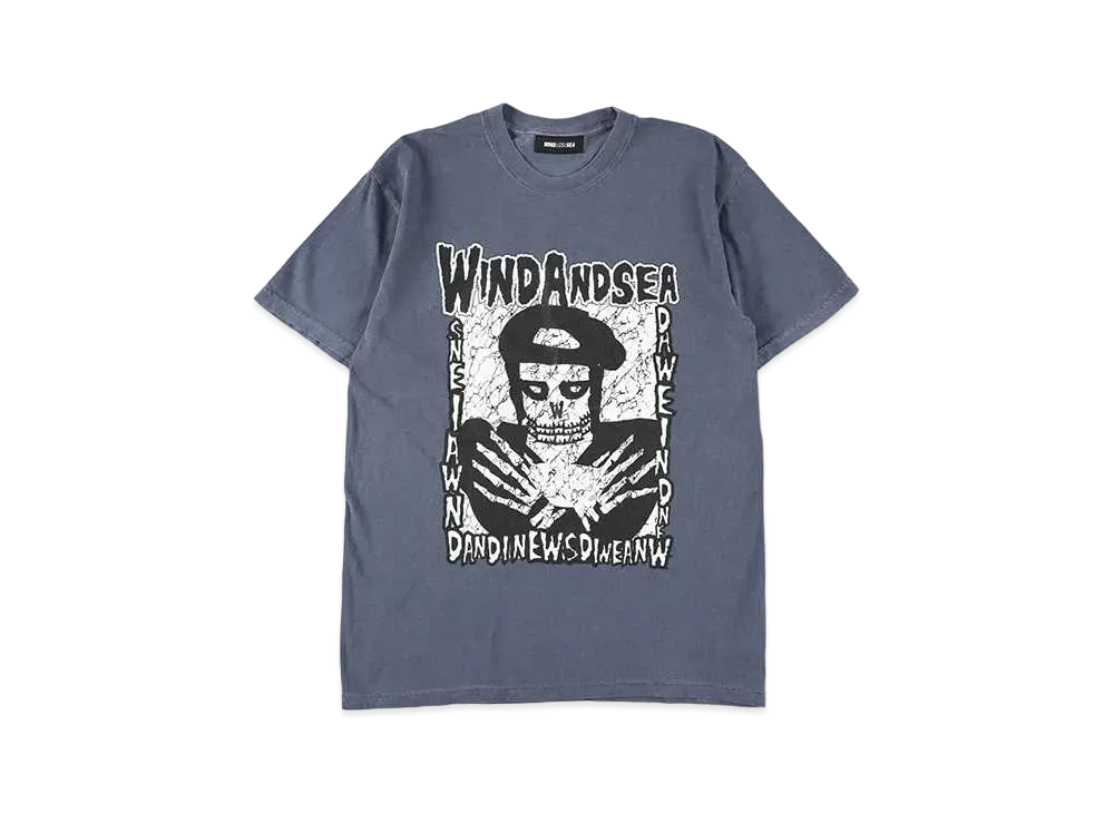 WIND AND SEA Thrash Heritage Nightmare S/S Tee "Denim"