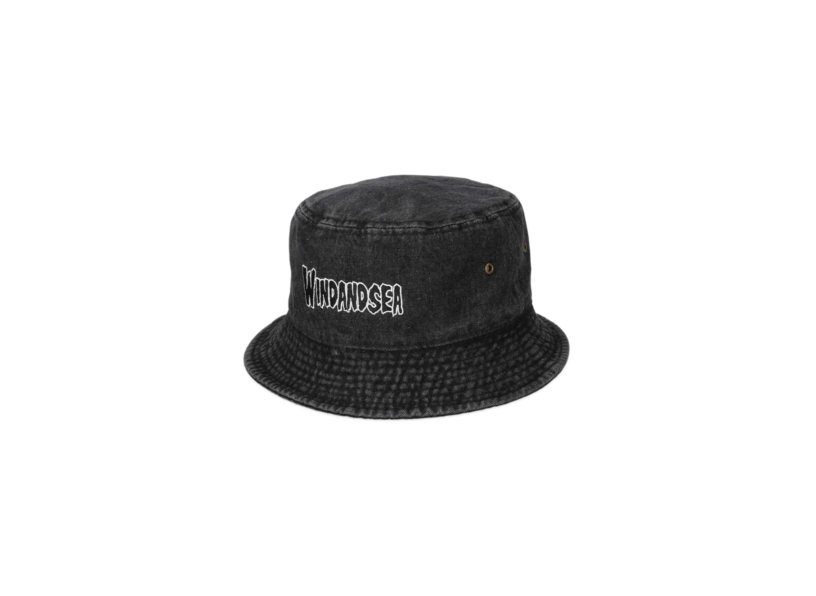 WIND AND SEA Thrash Heritage Nightmare Denim Bucket Hat "Black"