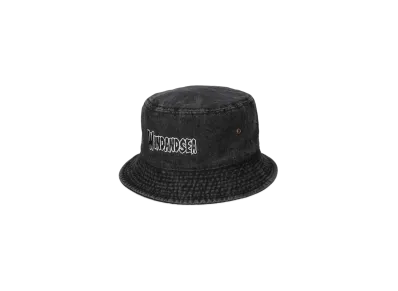 WIND AND SEA Thrash Heritage Nightmare Denim Bucket Hat "Black"