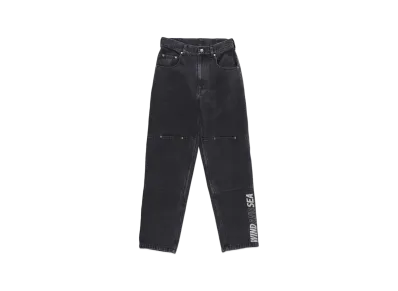 WIND AND SEA Double Knee Denim Pant "Black"