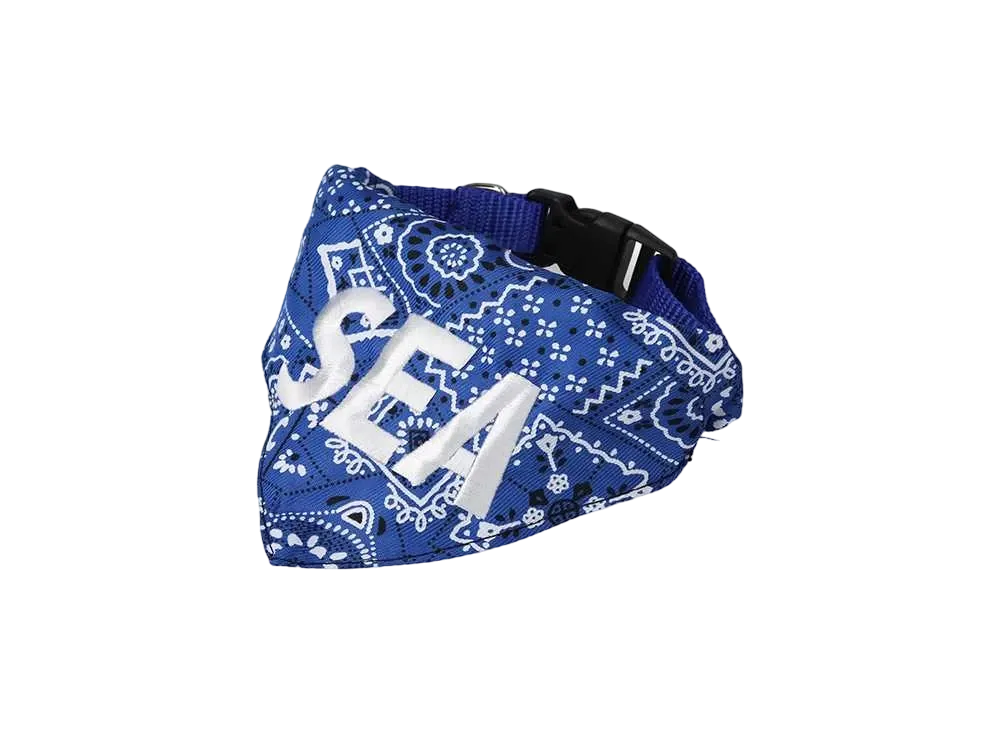 WIND AND SEA Sea Dog Bandana "Blue"