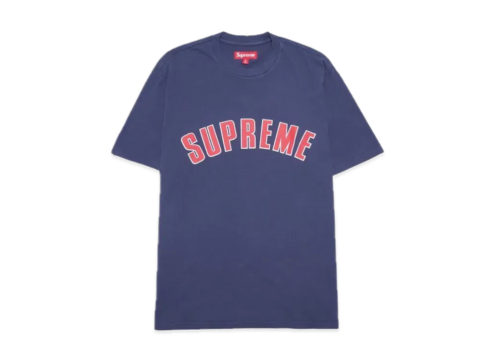 Supreme Cracked Arc S/S Top "Navy"
