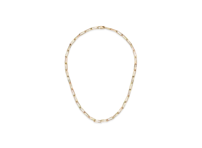GUCCI Link To Love Chain Necklace "Pink Gold"