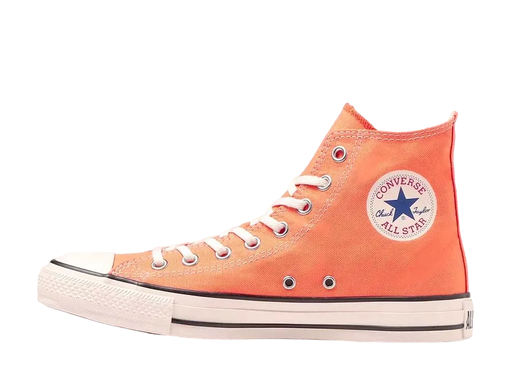 コンバース オールスター バーントカラーズ ハイ "サンセットオレンジ"