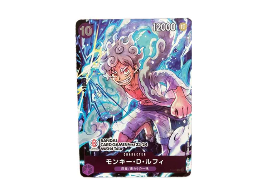 one piece card game p-041 TCG: Monky D Luffy Promo the trusted official grading guarantees its condition One Piece Card Game