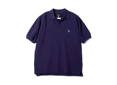 Needles x ts(s) Big Polo Shirt - Cotton Pique Jersey "Purple"