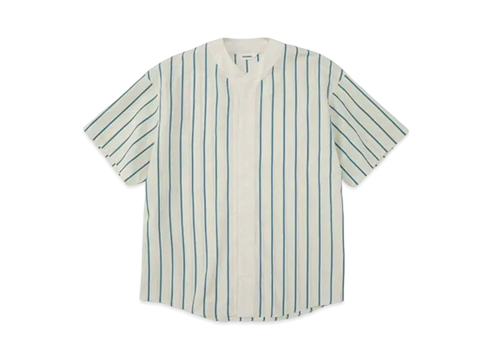 DIGAWEL Baseball Short Sleeve Shirt "White"