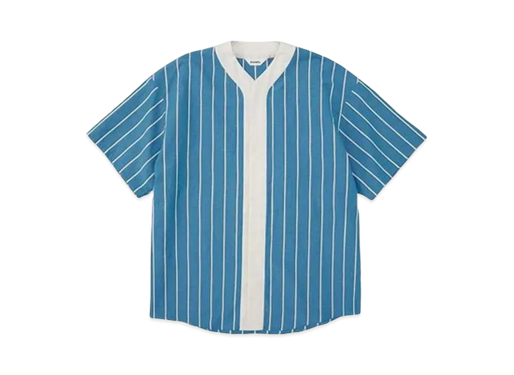 DIGAWEL Baseball Short Sleeve Shirt "Blue"