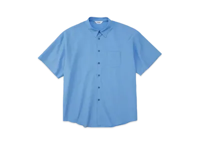 DIGAWEL Oversized Short Sleeve Shirt "Dark Sax"