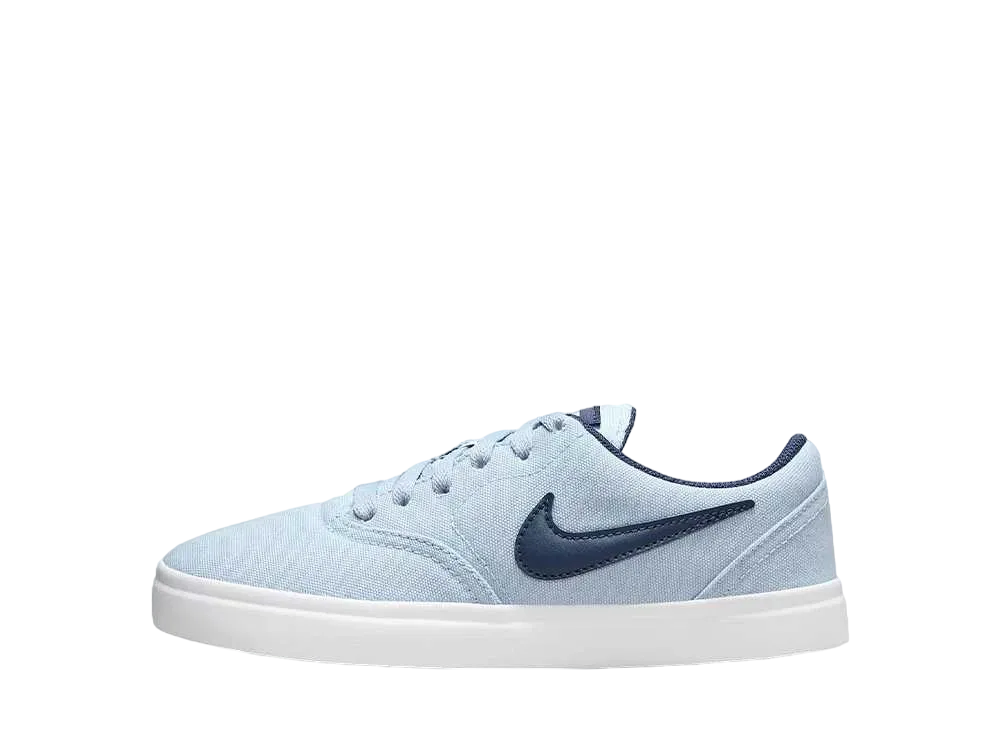 ナイキ SB GS チェック キャンバス "ライトアーモリーブルー/ホワイト/ミッドナイトネイビー"