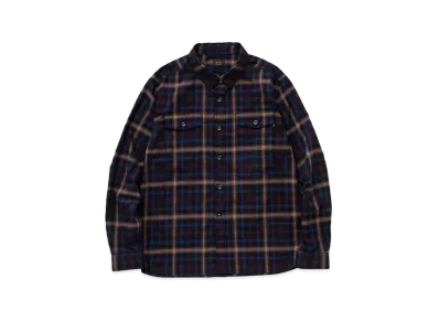 RATS OMBRE CHECK SHIRT "BLACK CHECK"