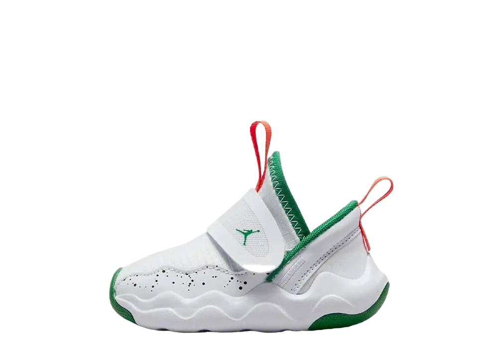 ナイキ TD ジョーダン 23/7 "フットボールグレー/ホワイト/オレンジブレイズ/パイングリーン"(キッズ)