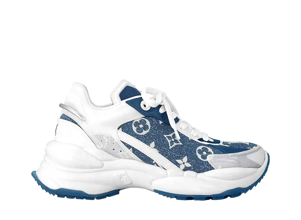 ルイヴィトン ウィメンズ ラン 55・ライン スニーカー "ブルークレール"