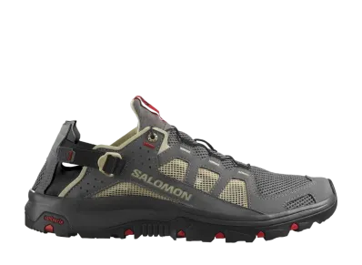 Salomon Techamphibian 5 "Pewter/Moth/Fiery Red"