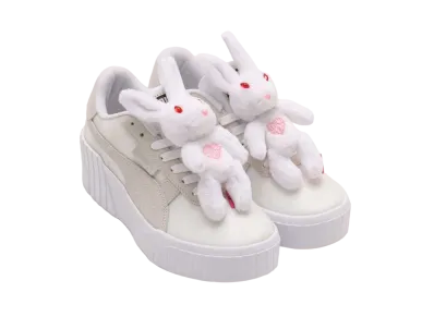 #FR2梅 × atmos pink × Puma Women's Cali Wedge Transparent "White"