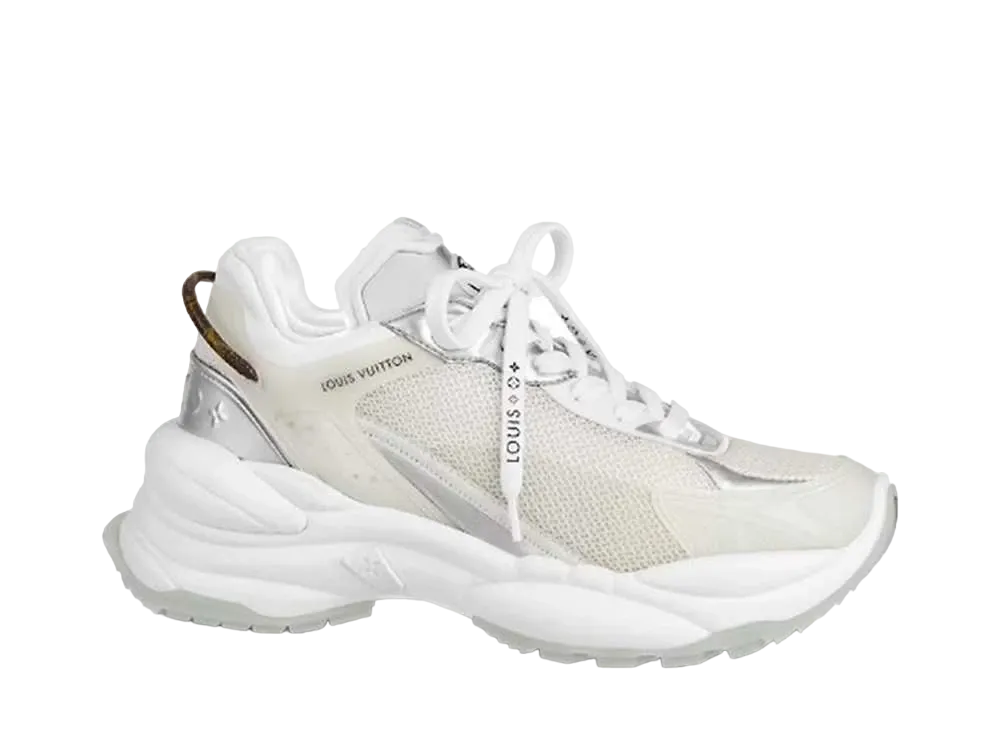ルイヴィトン ウィメンズ ラン 55・ライン スニーカー "シルバー"