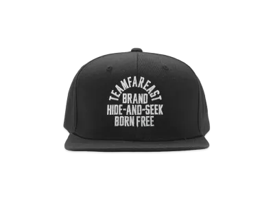 Hide and Seek College Baseball CAP(24ss) "BLACK"