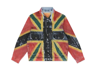 DENIM TEARS Union Black Type-2 Jacket "Light Indigo"