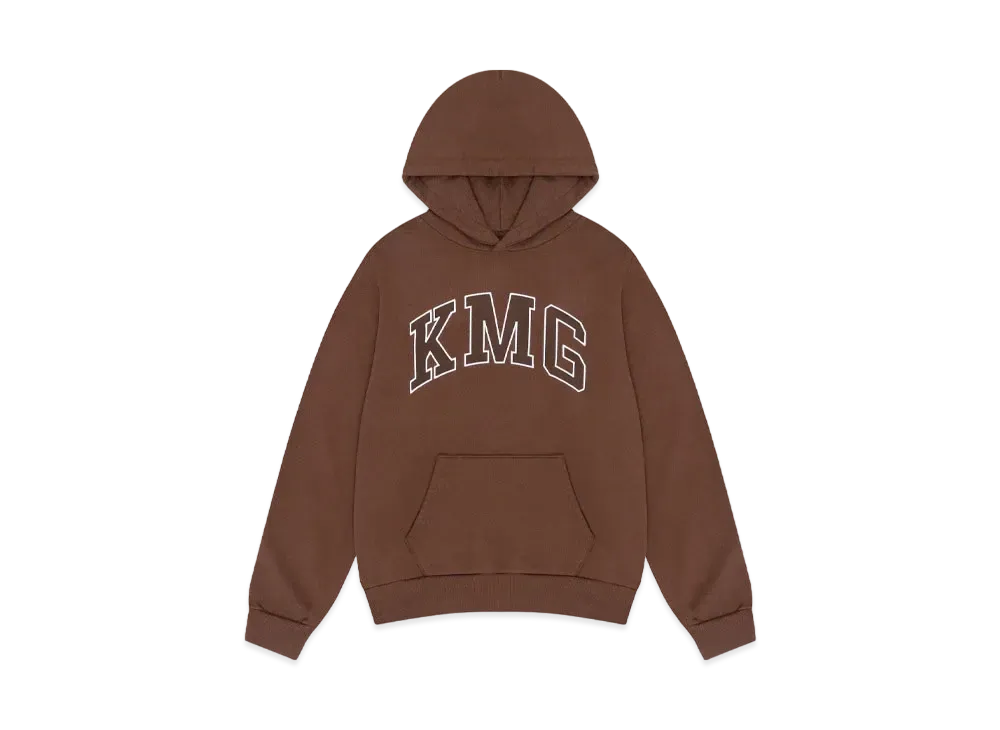 DENIM TEARS KMG Collegiate Hoodie "Brown"