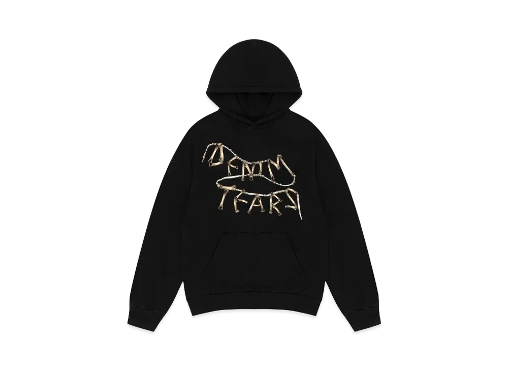 DENIM TEARS Chicken Bone Hoodie "Black"