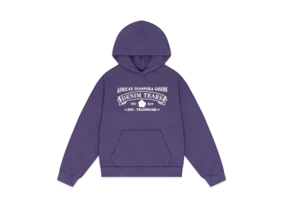 DENIM TEARS ADG Hoodie Washed "Purple"