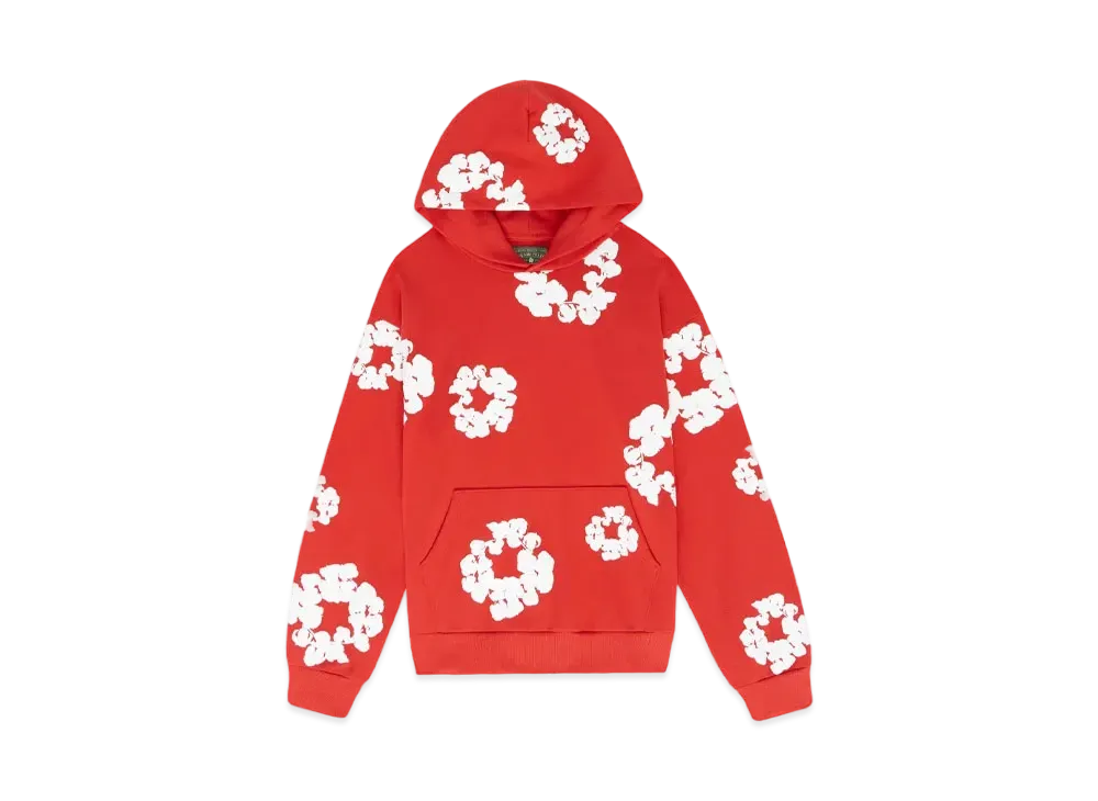 DENIM TEARS The Cotton Wreath Sweatshirt "Red"