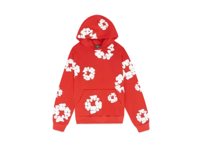 DENIM TEARS The Cotton Wreath Sweatshirt "Red"