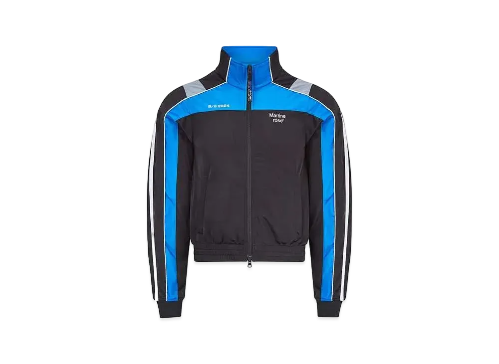 MARTINE ROSE Shrunken Track Jacket "Black Multi"
