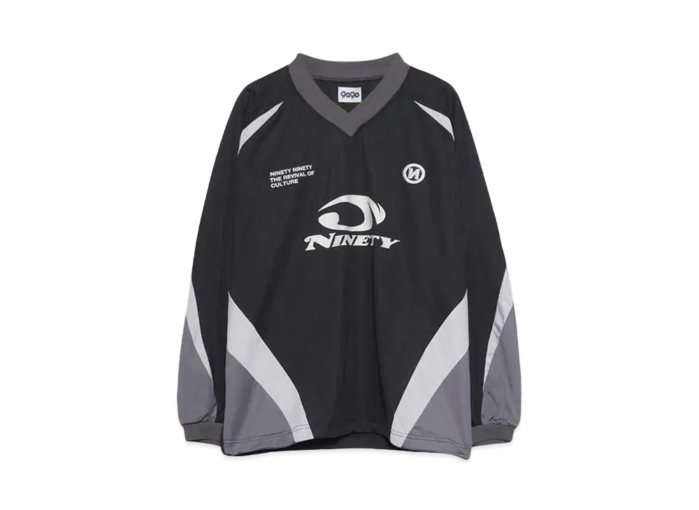 9090 Heisei Logo Game L/S Tee "Black"