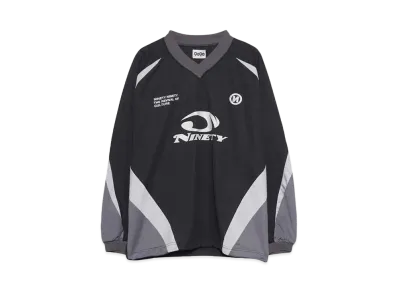 9090 Heisei Logo Game L/S Tee "Black"