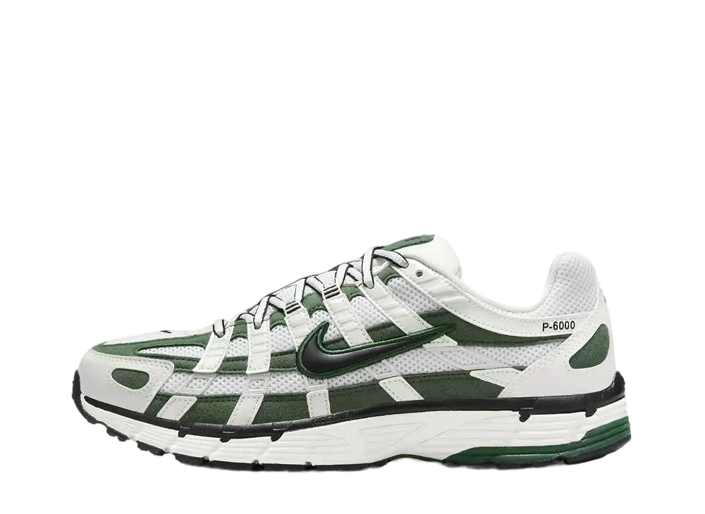 Nike Women's P-6000 "Summit White/Black/Metallic Summit White/Fir"
