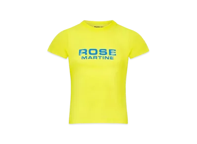 MARTINE ROSE Shrunken T-shirt "Yellow"