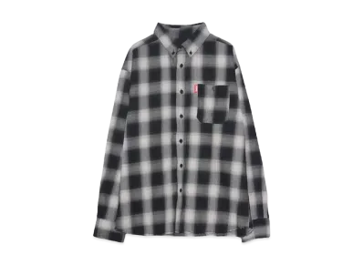 9090 Damage Original Ombre L/S Shirt "Black"