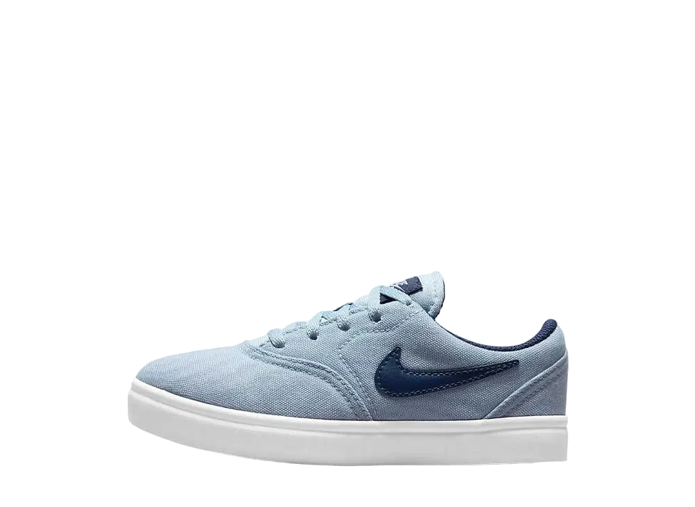 ナイキ SB PS チェック キャンバス "ライトアーモリーブルー/ホワイト/ミッドナイトネイビー"(キッズ)