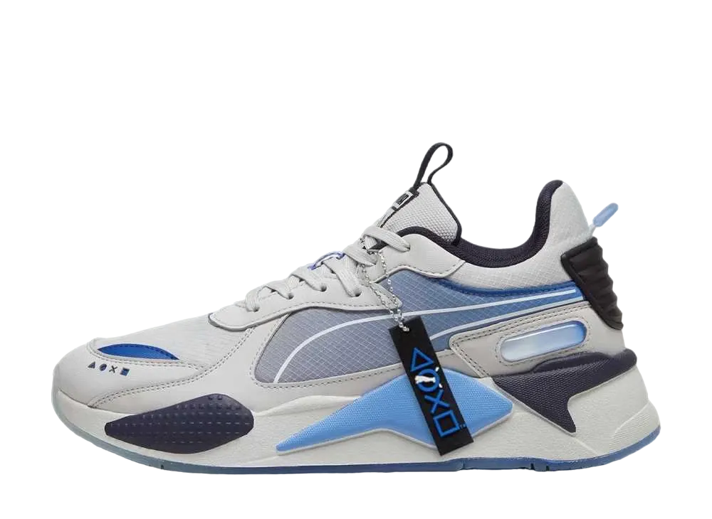 PlayStation × Puma RS-X "Glacial Gray/Blue Skies"